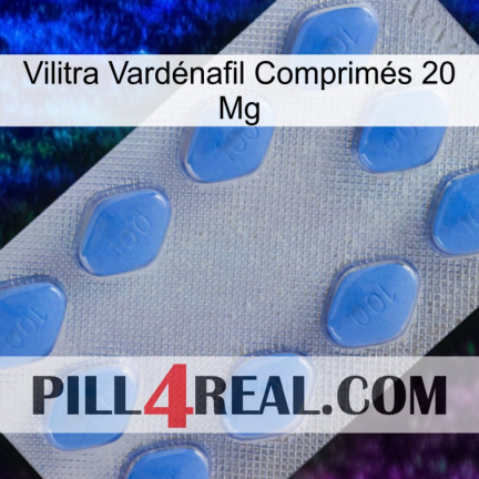 Vilitra Vardénafil Comprimés 20 Mg 21